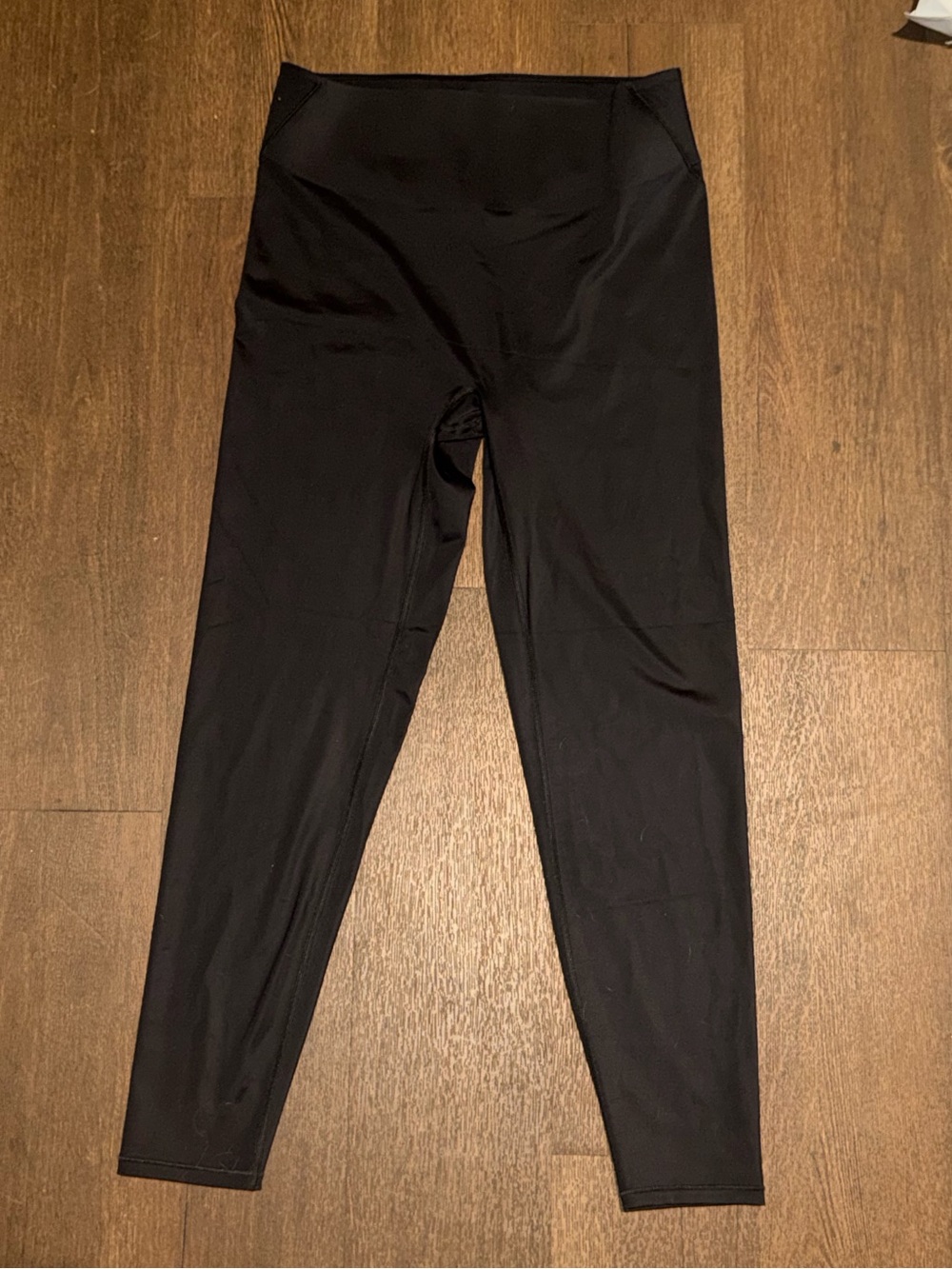 NikeSKIMS LIMITED ED Bonded Waist 26” Leggings Obsidian Black Size L NWT - Picture 4 of 6